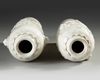 A PAIR OF CHINESE DEHUA BLANC DE CHINE ROULEAU VASES,QING DYNASTY (1644–1911)
