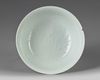 A large Chinese luanbai-glazed 'dragon' bowl