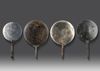 FOUR ROMAN BRONZE MIRRORS, 3RD - 4TH CENTURY AD
