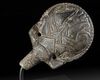 A WESTERN ASIATIC CHLORITE LIBATION BOWL, CIRCA 9TH-8TH CENTURY B.C.