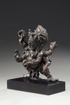 A Sino-Tibetan bronze figure of six-armed Mahakala