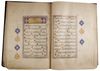 A LARGE  ILLUMINATED QURAN, COPIED BY  'ALA'-AL-DIN  MUHAMMAD AL-TABRIZI  SAFAVID, PERSIA, 16TH CENTURY