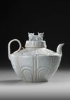 A CHINESE QINGBAI RECUMBENT CATS EWER AND COVER, NORTHERN SONG DYNASTY (960–1127)