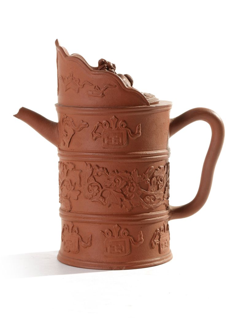 A Chinese yixing 'monk's cap' teapot