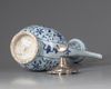 A Chinese blue and white ewer