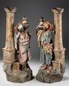 A PAIR OF AUSTRIAN 'ORIENTAL SCHOOL' STATUES, LATE 19TH CENTURY