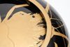 A set of two large black lacquered bowls with cover