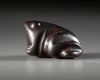 AN OLD BABYLONIAN HEMATITE FROG AMULET, CIRCA 19TH-16TH CENTURY B.C.