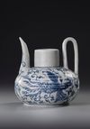 FOUR CHINESE BLUE AND WHITE WARES, MING DYNASTY (1368-1644)