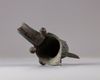 A Chinese bronze tripod ritual tripod vessel, jue