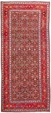 A PERSIAN MALAYER KELLEGI CARPET WITH HERATI DESIGN, 19TH CENTURY