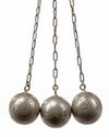 LARGE OTTOMAN SILVER PRAYER BEADS, LATE 19TH CENTURY