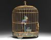 A CHINESE CLOISONNÉ ENAMEL BIRD CAGE, QING DYNASTY ( 1644-1911)