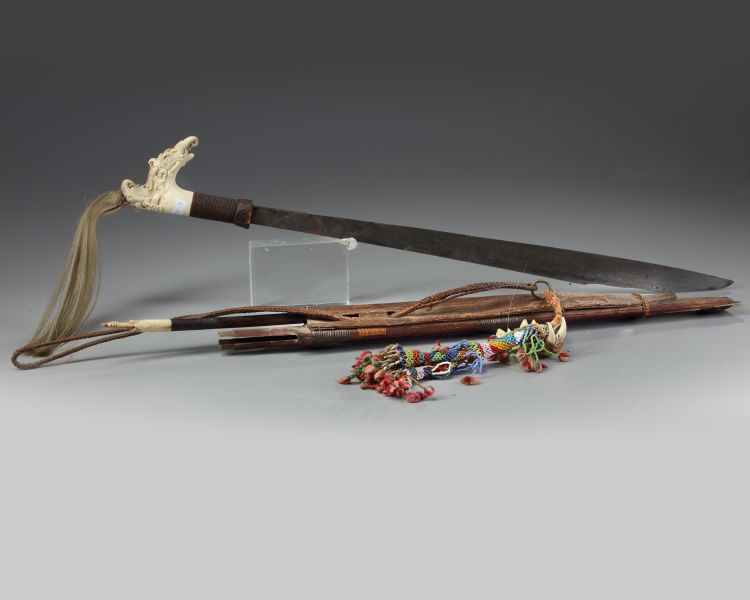 An original Indonesian Mandau sword