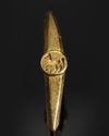 A LATE ROMAN GOLD FINGER RING, CIRCA LATE 3RD- EARLY 4TH CENTURY A.D.