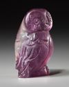 A GREEK/EASTERN MEDITERRANEAN AMETHYST OWL, CIRCA 4TH-3RD CENTURY B.C.