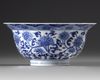 A CHINESE BLUE AND WHITE KLAPMUTS BOWL, KANGXI (1662-1722)