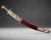AN OTTOMAN STEEL SWORD (SHAMSHIR) AND SCABBARD, 18TH CENTURY