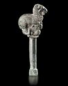 A BRONZE KEY WITH RAM’S HEAD, CHINA, HAN DYNASTY (206 BC – 220 AD)