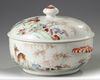 A CHINESE FAMILLE ROSE 'DEER' TUREEN AND COVER, 18TH CENTURY