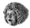 A CARVED LIMESTONE WALL FOUNTAIN MASK, SECOND HALF 20TH CENTURY
