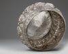 A BURMESE SOLID SILVER THABEIK BOWL  19TH CENTURY