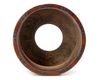 A CHINESE HUANG YANG MU WOOD CARVED BRUSH POT, 17TH CENTURY