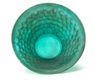 A PERSIAN GREEN CUT GLASS BOWL, 9TH-10TH CENTURY
