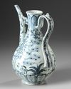 A CHINESE BLUE AND WHITE 'THREE FRIENDS OF WINTER' EWER, QING DYNASTY (1644-1911)