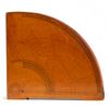 AN OTTOMAN WOODEN ASTROLABE QUADRANT, SIGNED OSMAN NURI, TURKEY, DATED 11 SAFAR 1281 AH /16 JULY 1864 AD