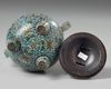 A Chinese cloisonné enamel tripod censer