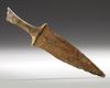 AN URARTIAN BRONZE DAGGER WITH TRIANGULAR BLADE, AREA OF LAKE VAN, 9TH-7TH CENTURY BC
