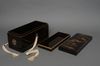 A LACQUERED JAPANESE BOX FOR PERSONAL ACCESSORIES, MID-LATE 20TH CENTURY