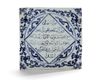 A CHINESE BLUE AND WHITE TILE FOR THE ISLAMIC MARKET, MING DYNASTY OR LATER