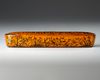 A QAJAR LACQUERED PAPIER-MACHÉ QALAMDAN (PEN BOX), PERSIA, 19TH CENTURY