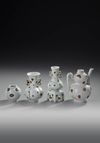 FOUR CHINESE QINGBAI OBJECTS, NORTHERN SONG DYNASTY (960–1127)