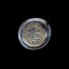 AN EARLY ISLAMIC GLASS WEIGHT OF HALF DIRHAM, 10TH-11TH CENTURY