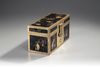 A Lacquer and Brass Box