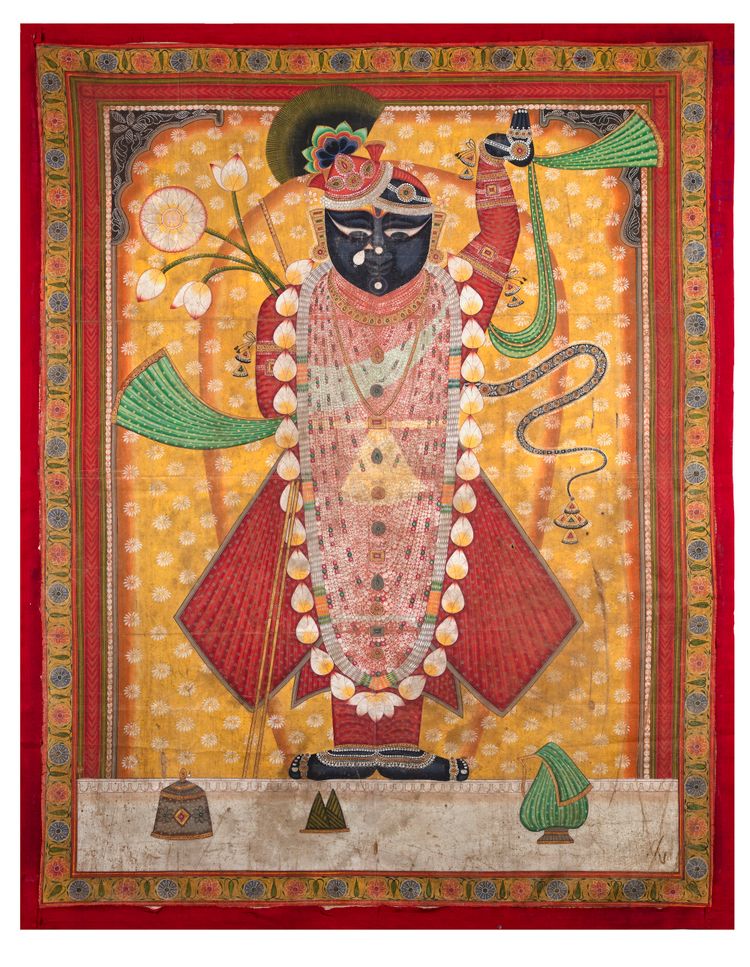 A PICCHAVAI OF SHRI NATHJI, INDIA, NATHDWARA, LATE 19TH CENTURY