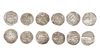 UMAYYAD OF SPAIN, TEMP. ABD AL-RAHMAN II (206–238 AH/822–852AD), SIX SILVER DIRHAMS, DATED
