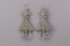 A pair of Grand Kabylia silver Berber fibulae - Tizerzai -