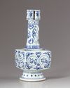 A Chinese blue and white 'Islamic market' vase