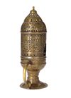 AN OTTOMAN  BRASS INCENSE BURNER,17TH/18TH CENTURY