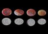 FOUR AGATE SEALS, PERSIA QAJAR, EARLY 19TH CENTURY