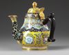 A Chinese painted enamel 'floral' teapot