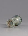 A Roman glass flask