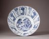 A large Chinese blue and white ‘Kraak porselein’ bowl