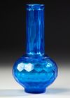 CHINESE BLUE PEKING GLASS VASE, 20TH CENTURY