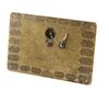 A SAVAFID BRASS HORIZONTAL DIAL AND QIBLA INDICATORS, SIGNED BY MUHAMMAD MAHDI AL-YAZDI, PERSIA, SECOND HALF 17TH CENTURY