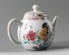 A CHINESE FAMILLE ROSE 'COCKEREL' TEAPOT, CHINA, YONGZHENG PERIOD (1723-1735)
